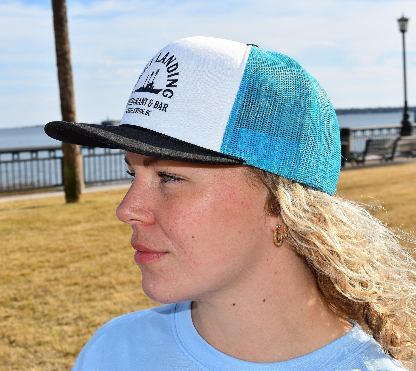 Hat - Turquoise (logo)